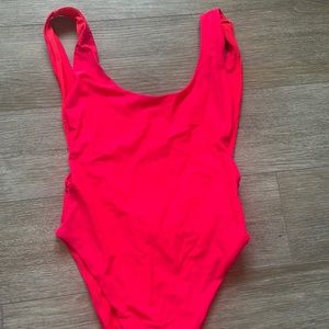 Aerie Swim One Piece-Coral Size S